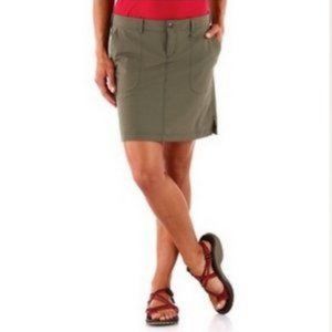 REI Northway Skort In Green Pockets Outdoor Activewear Plus Size 14